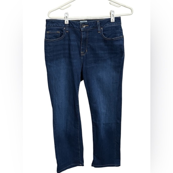 LL  Bean Classic Fit Blue Jeans Sz 8 - Picture 1 of 6